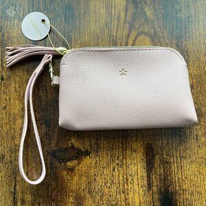 Blush Classic Zip Pouch Wristlet